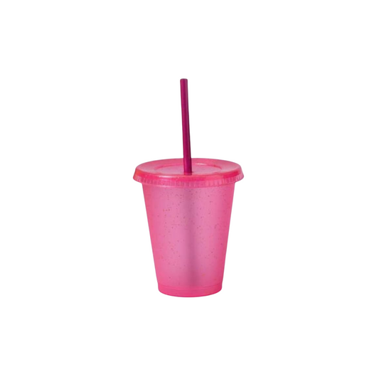 So Fetch Pink Glitter Cup (16oz)