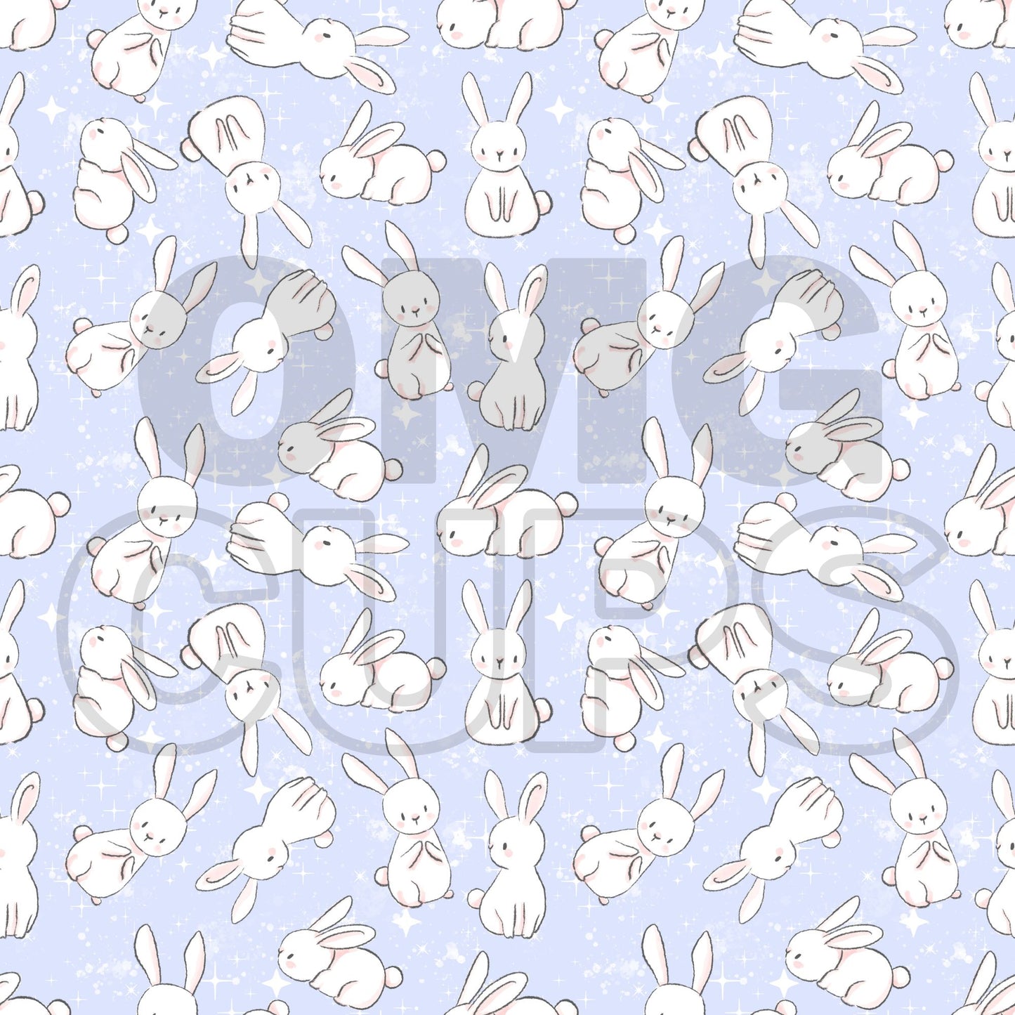 Blue Bunny 12x12 Vinyl Sheet