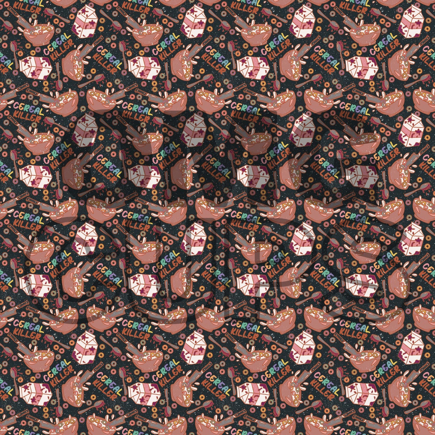 Cereal Killer 12x12 Vinyl Sheet