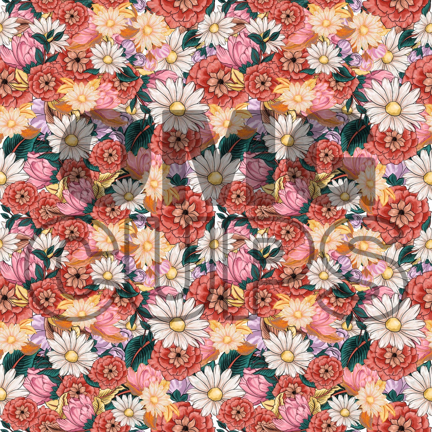 Floral Trip 12x12 Vinyl Sheet