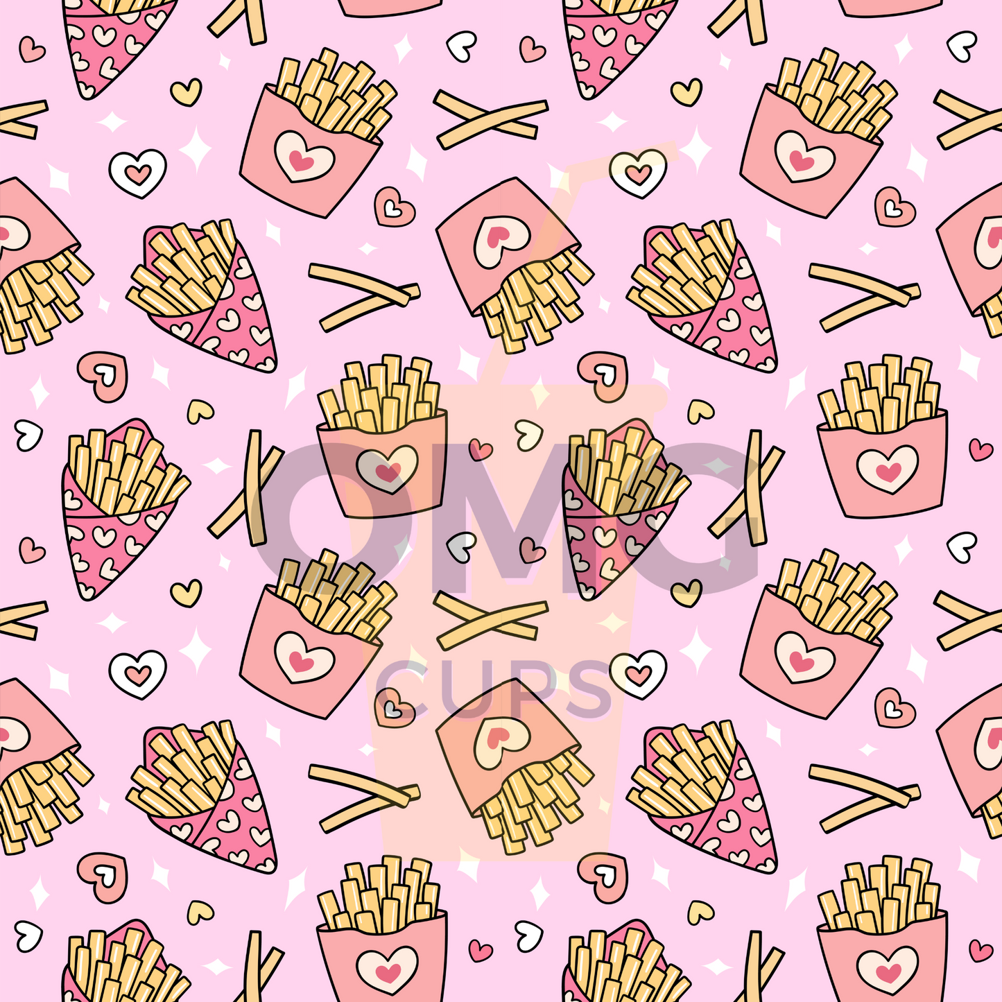 Fries Before Guys 12x12 Vinyl Sheet