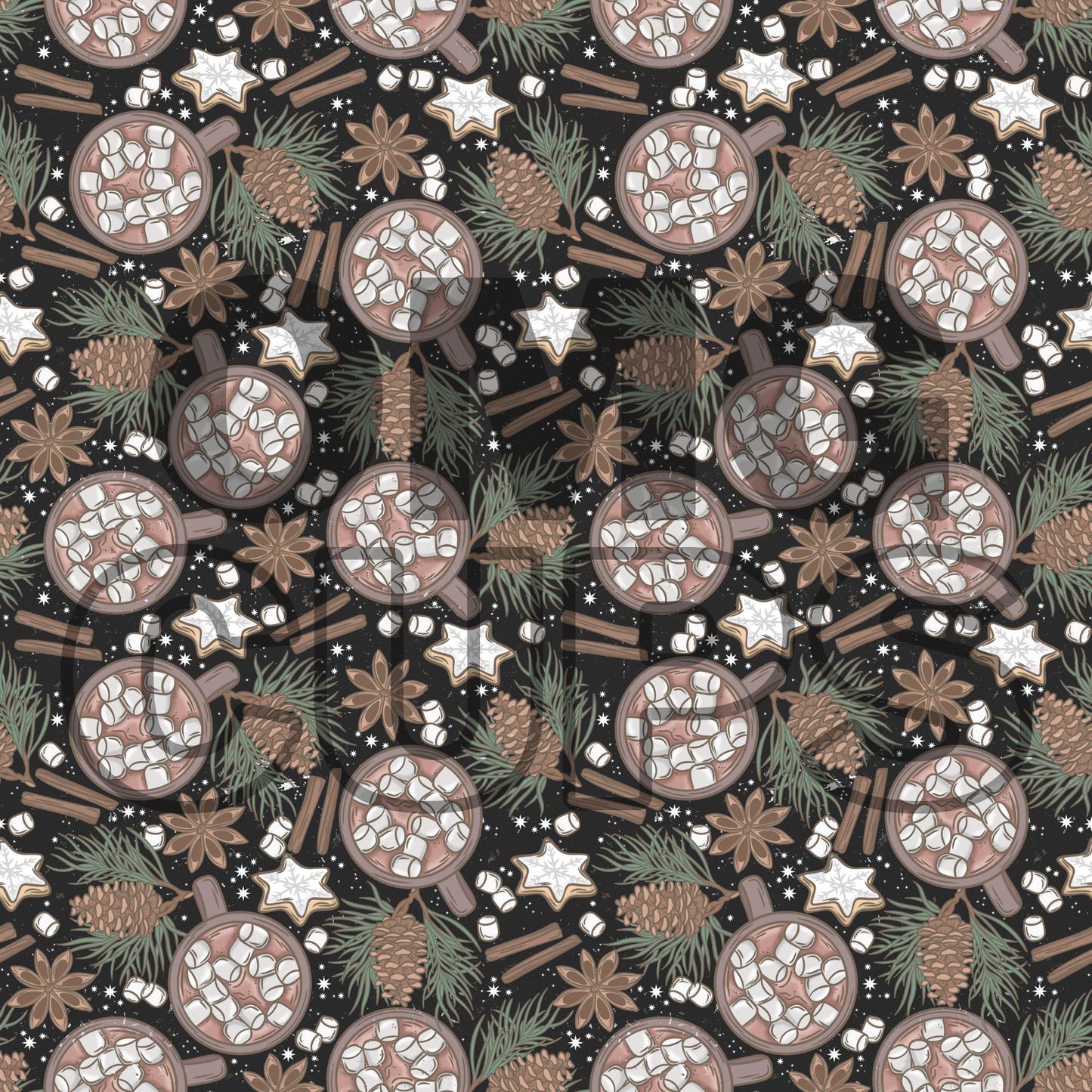 Hot Coco 12x12 Vinyl Sheet
