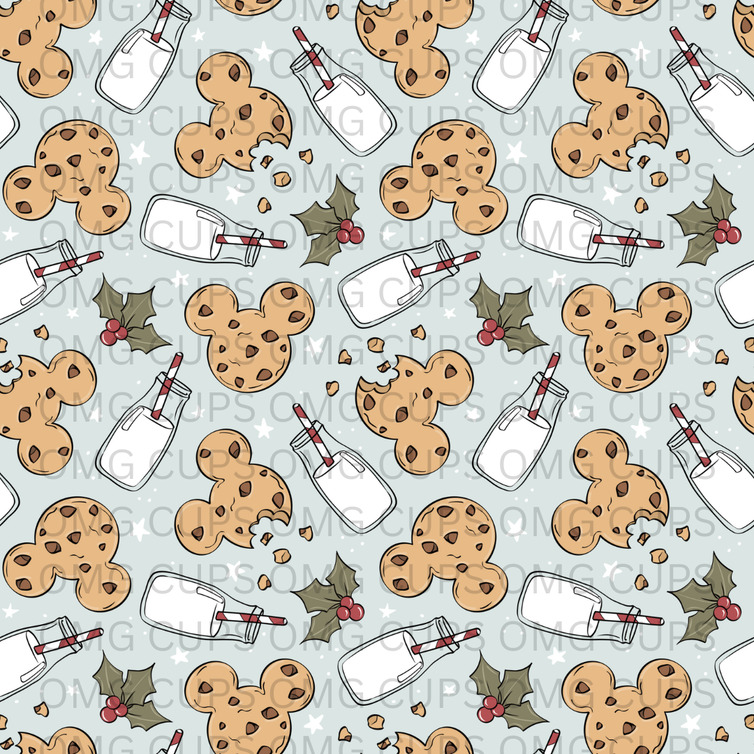 Mouse Cookies and Milk 12x12 Vinyl Sheet