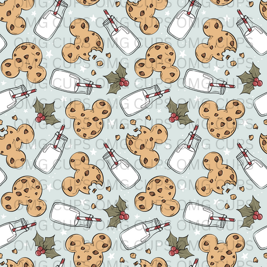 Mouse Cookies and Milk 12x12 Vinyl Sheet