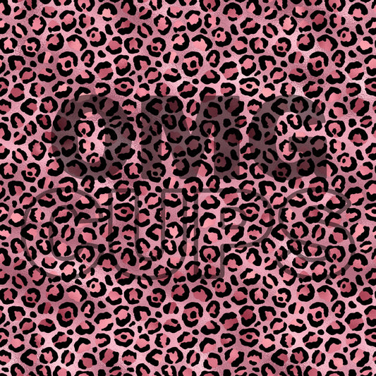 Pink Leopard 12x12 Vinyl Sheet