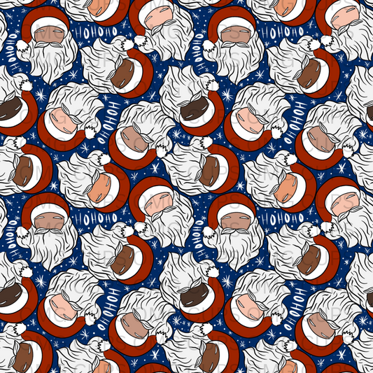 Santa Seamless 12x12 Vinyl Sheet