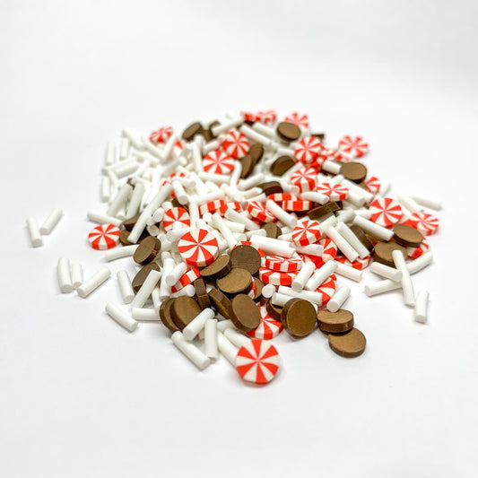 Hot Coco Clay Polymer Pieces (5-7MM)