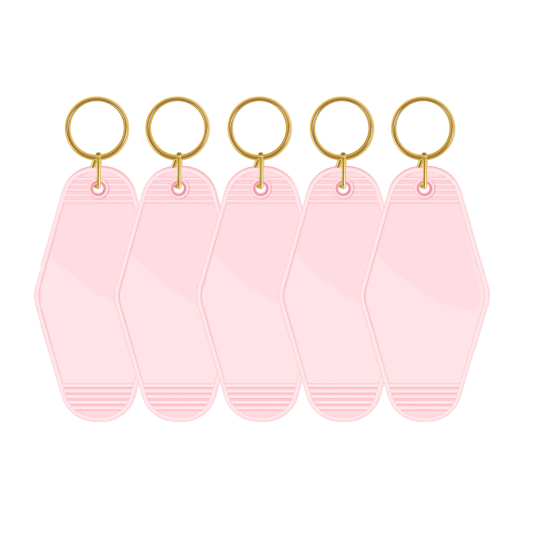 Retro Motel Keychain Blank (Individual)