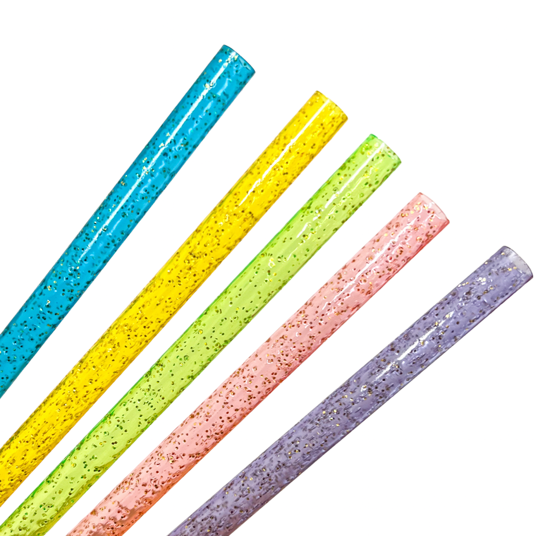 Summer Glitter Straws (5 Pack)