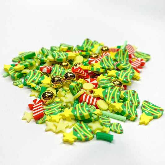 Christmas Party Clay Polymer Pieces (5-10MM)