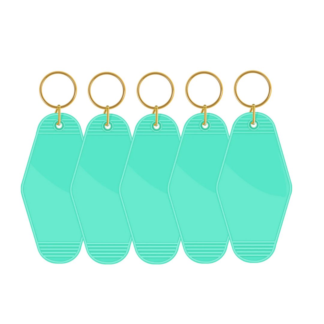 Retro Motel Keychain Blank (Individual)