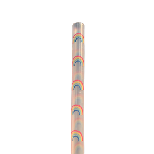 Clear Rainbow Straw Cold Cup (16oz)
