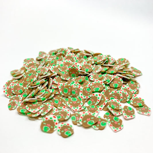 Gingerbread House Clay Polymer Pieces (5MM)