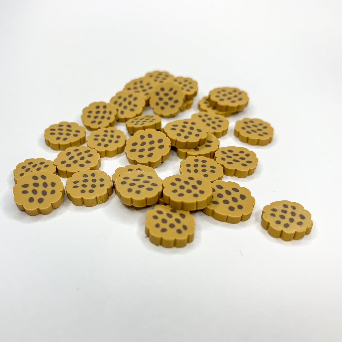 Santas Cookies Clay Polymer Pieces (10MM)