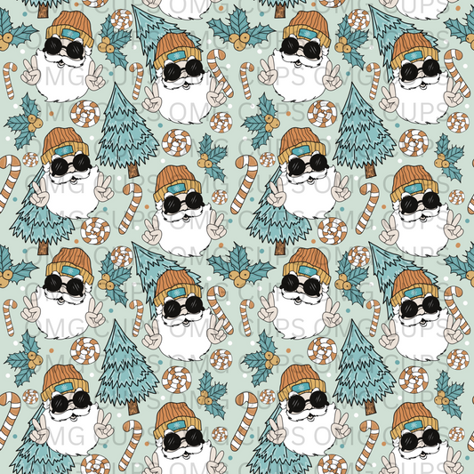 Groovy Santa 12x12 Vinyl Sheet