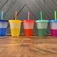 Clear Color Changing Cups (16oz)