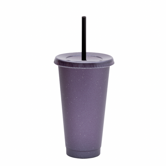 Gray Glitter Cup (24oz)