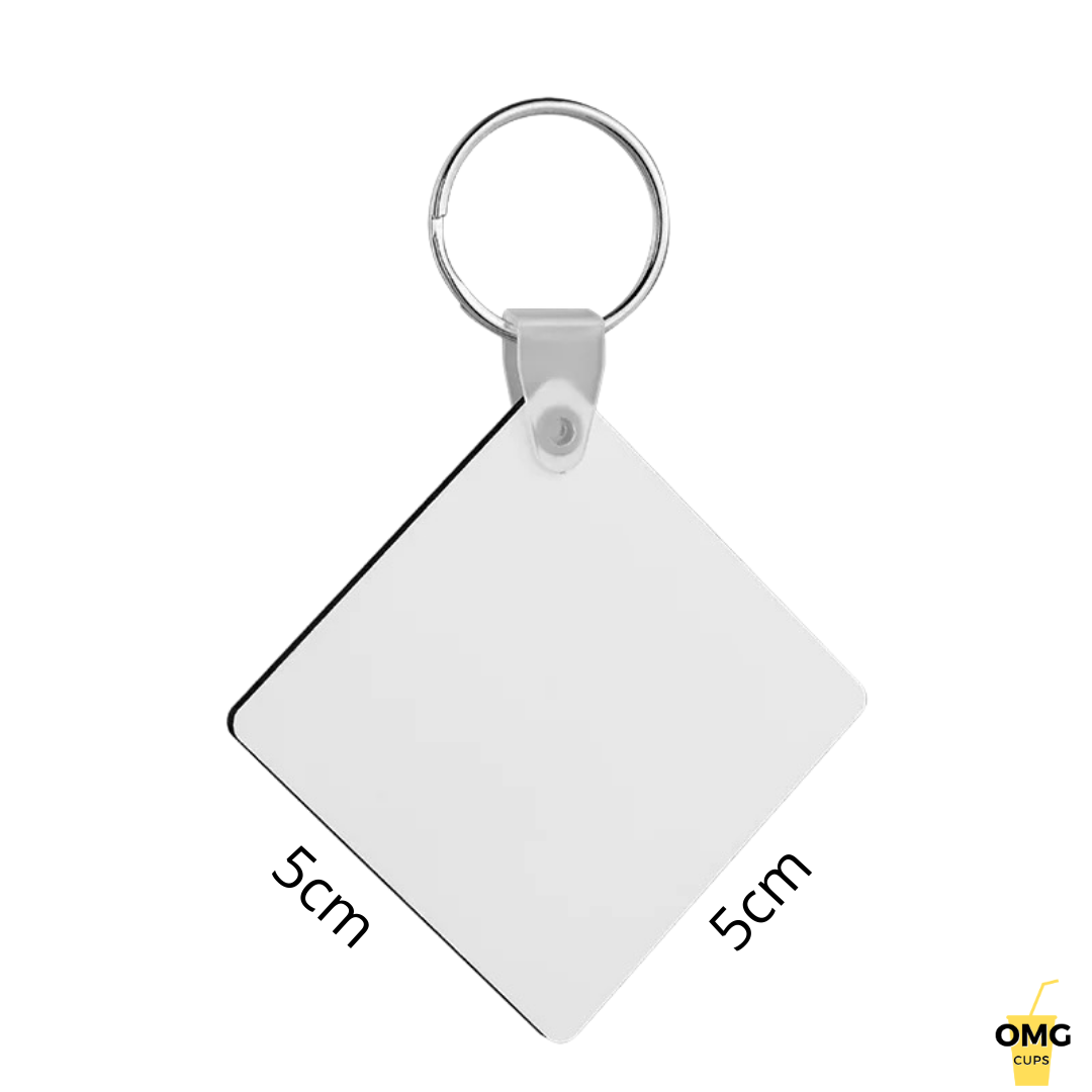 120Pcs Sublimation Keychain Blanks Bulk, DIY MDF 4 Shape