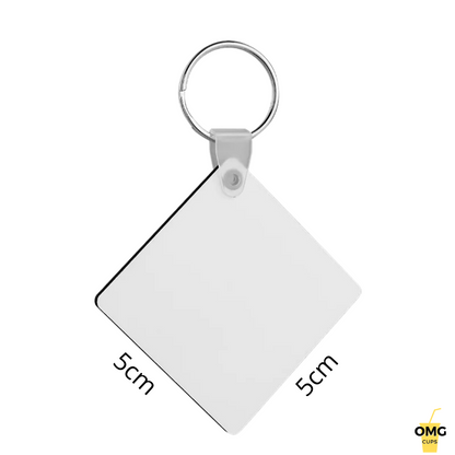 MDFSUB Sublimation Keychain Blanks Key Chains Double-sided With