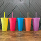Caribbean Vibes Glitter Cold Cups (24oz)