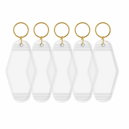 Retro Motel Keychain Blank (Individual)